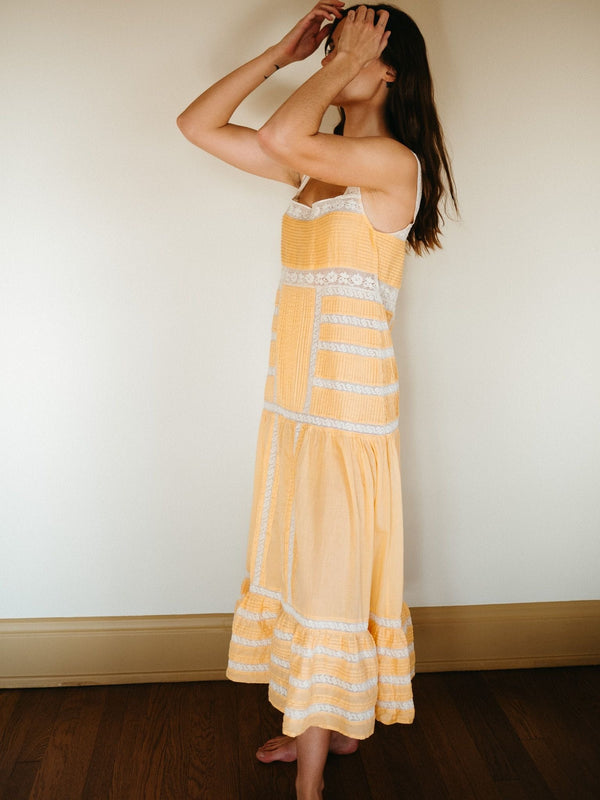Hana Dress in Apricot — view 4