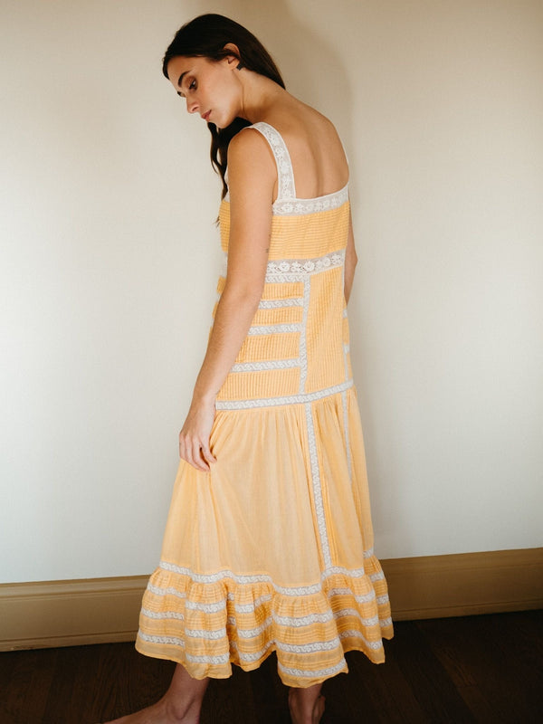Hana Dress in Apricot — view 2