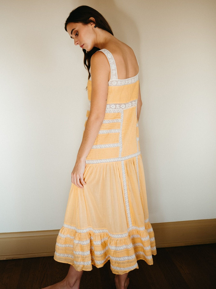 Hana Dress in Apricot — alternate view