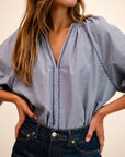 MILLE Clothing Harper Top in Chambray