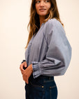 MILLE Clothing Harper Top in Chambray