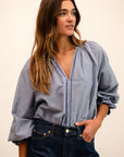 MILLE Clothing Harper Top in Chambray