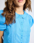 MILLE Clothing Harriet Top in Cendre Blue
