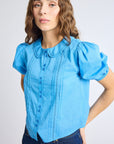 MILLE Clothing Harriet Top in Cendre Blue