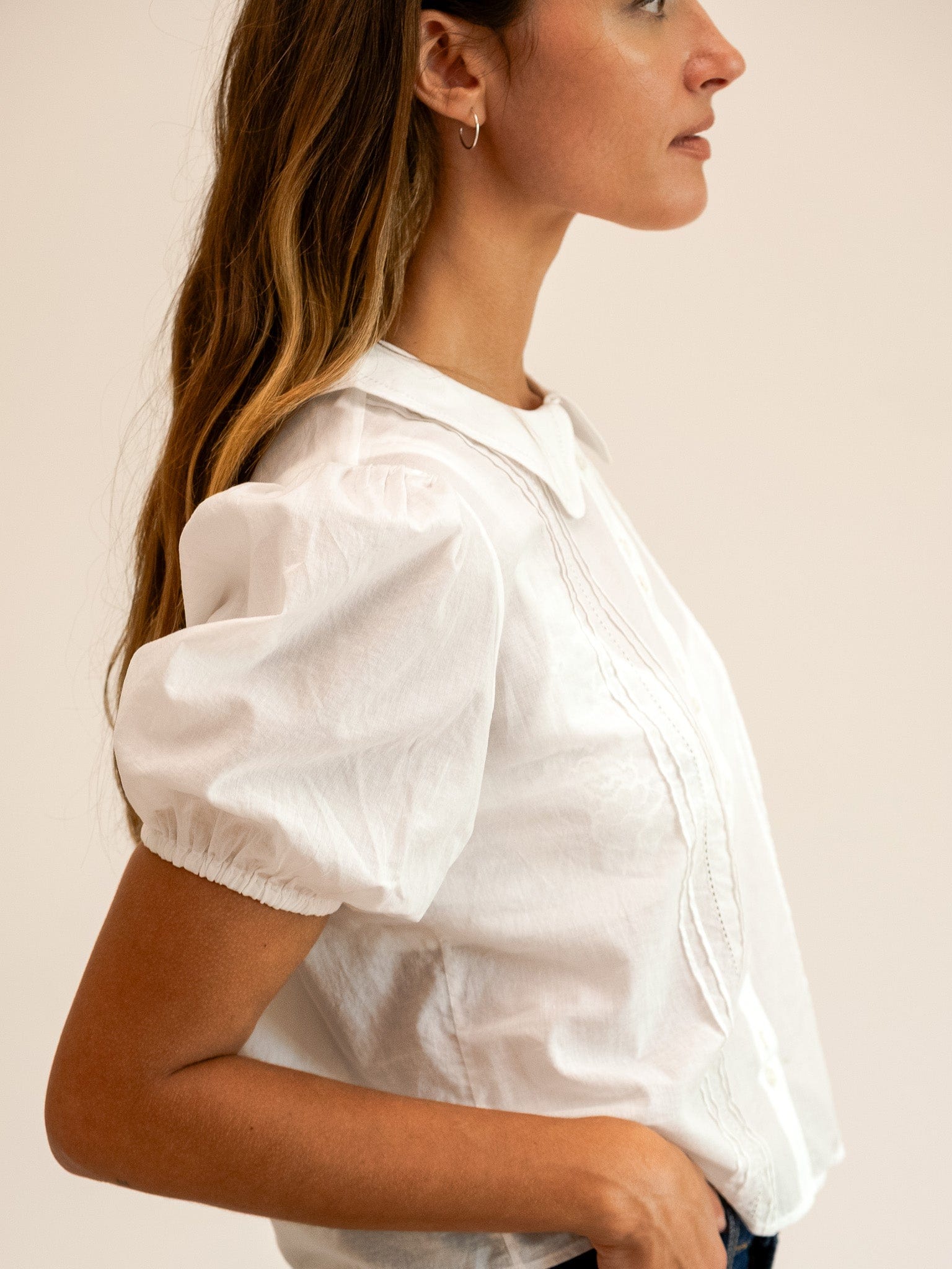 MILLE Clothing Harriet Top in White