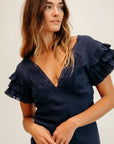 MILLE Clothing Helene Dress in Navy