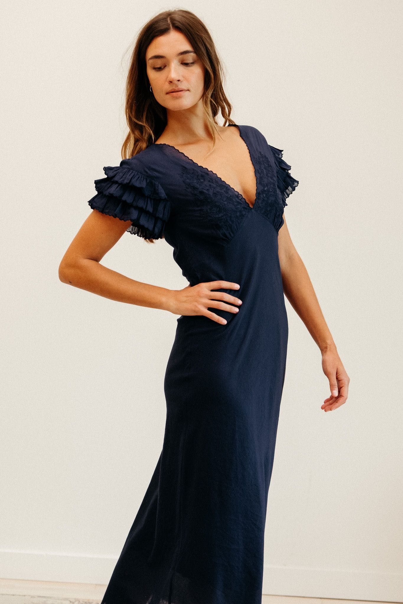 MILLE Clothing Helene Dress in Navy