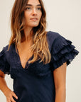 MILLE Clothing Helene Dress in Navy