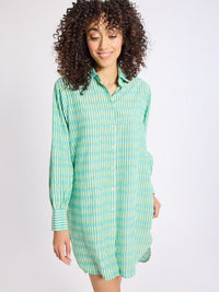 Green & Blue Ikat