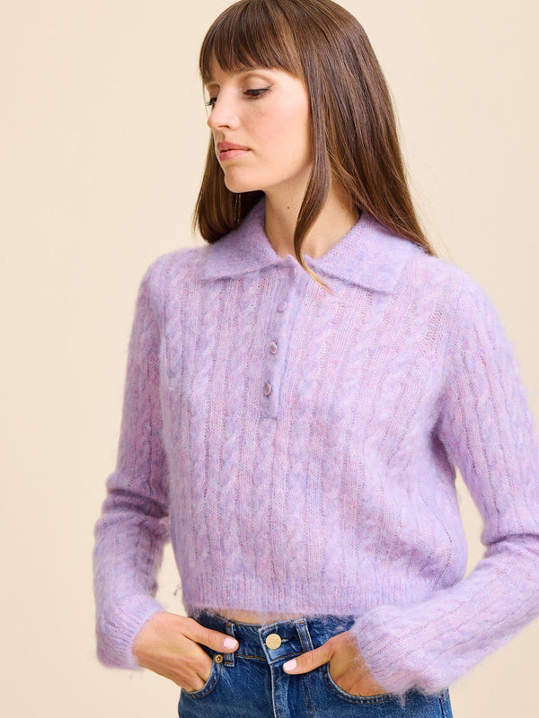 Ingrid Henley in Lilac — view 2
