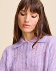 MILLE Clothing Ingrid Henley in Lilac