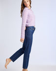 MILLE Clothing Ingrid Henley in Lilac