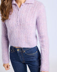 MILLE Clothing Ingrid Henley in Lilac