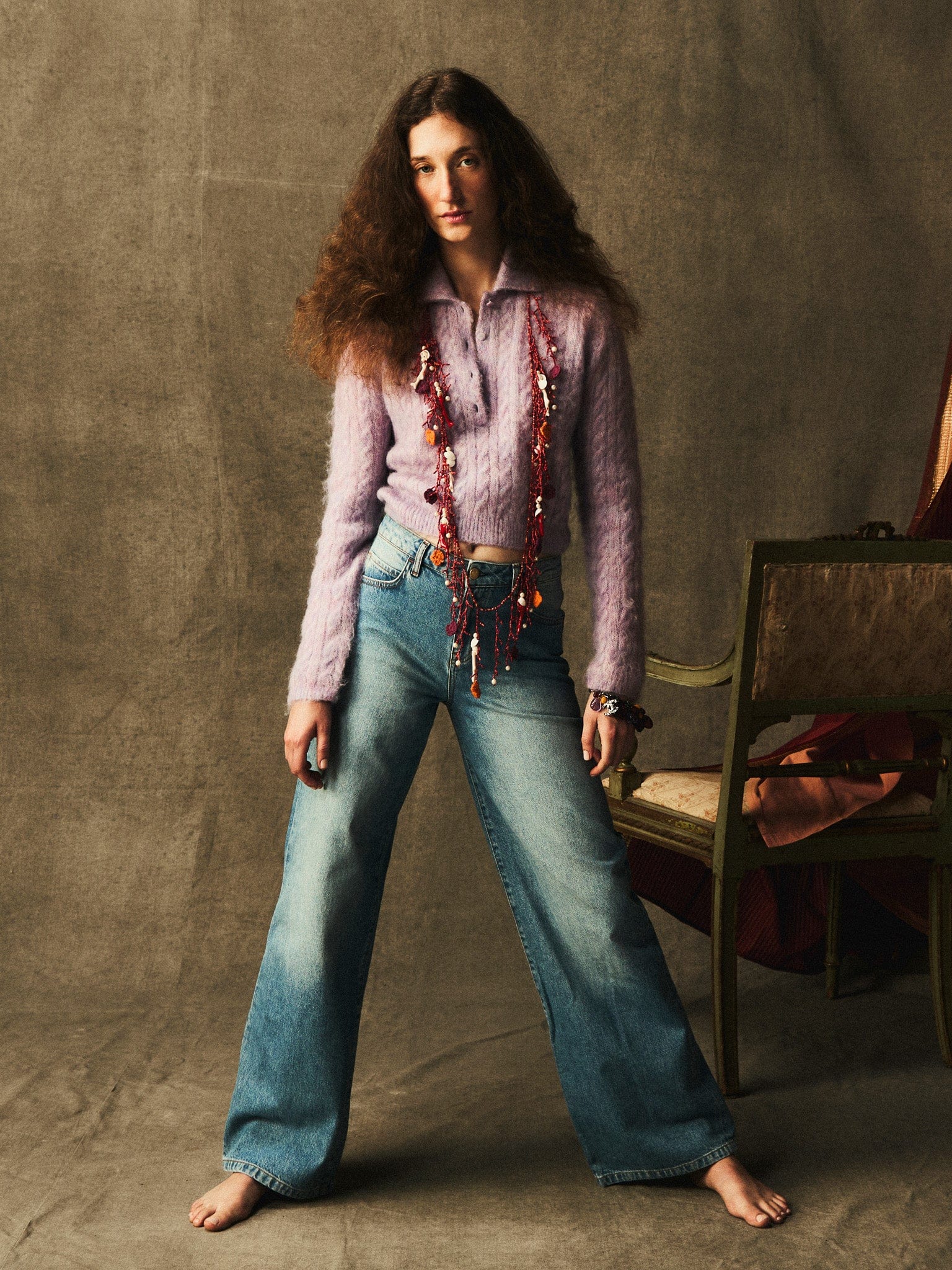 Ingrid Henley in Lilac – MILLE