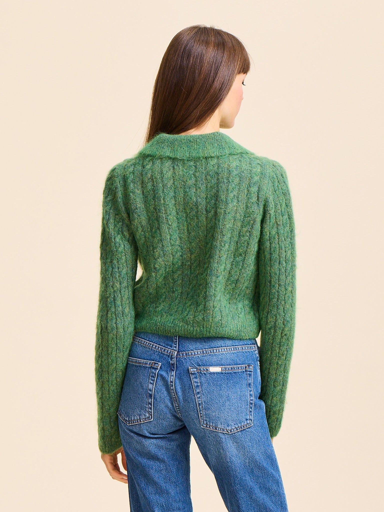 MILLE Clothing Ingrid Henley in Pine