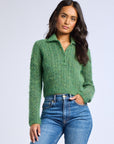 MILLE Clothing Ingrid Henley in Pine