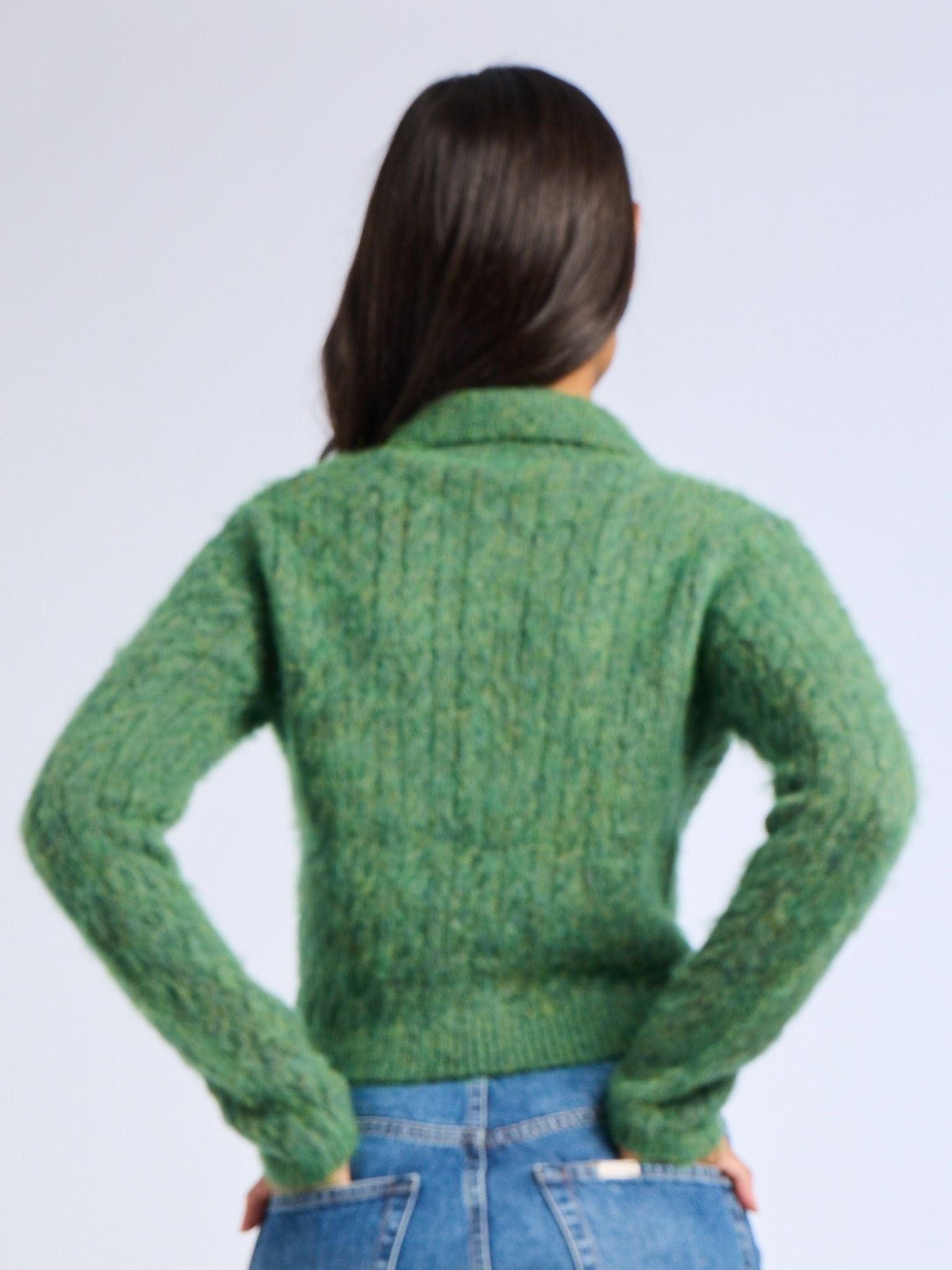 MILLE Clothing Ingrid Henley in Pine