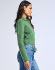 MILLE Clothing Ingrid Henley in Pine