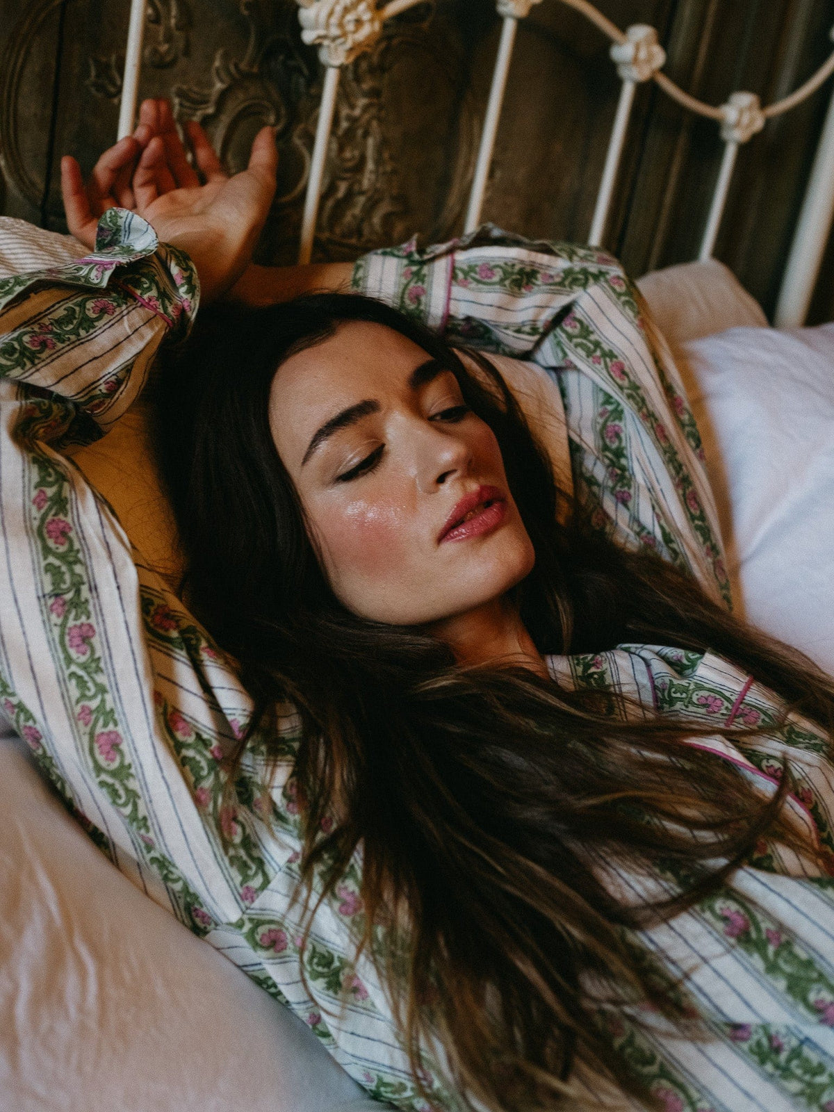Iris Top in Sweet Pea Stripe — The cloth