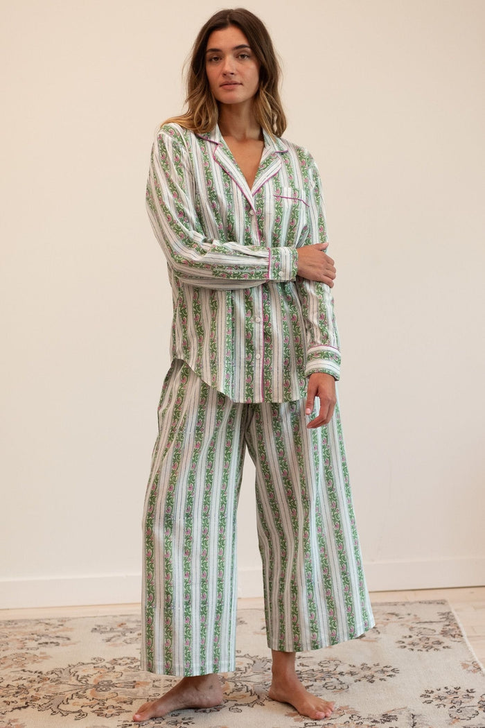 Iris Top in Sweet Pea Stripe