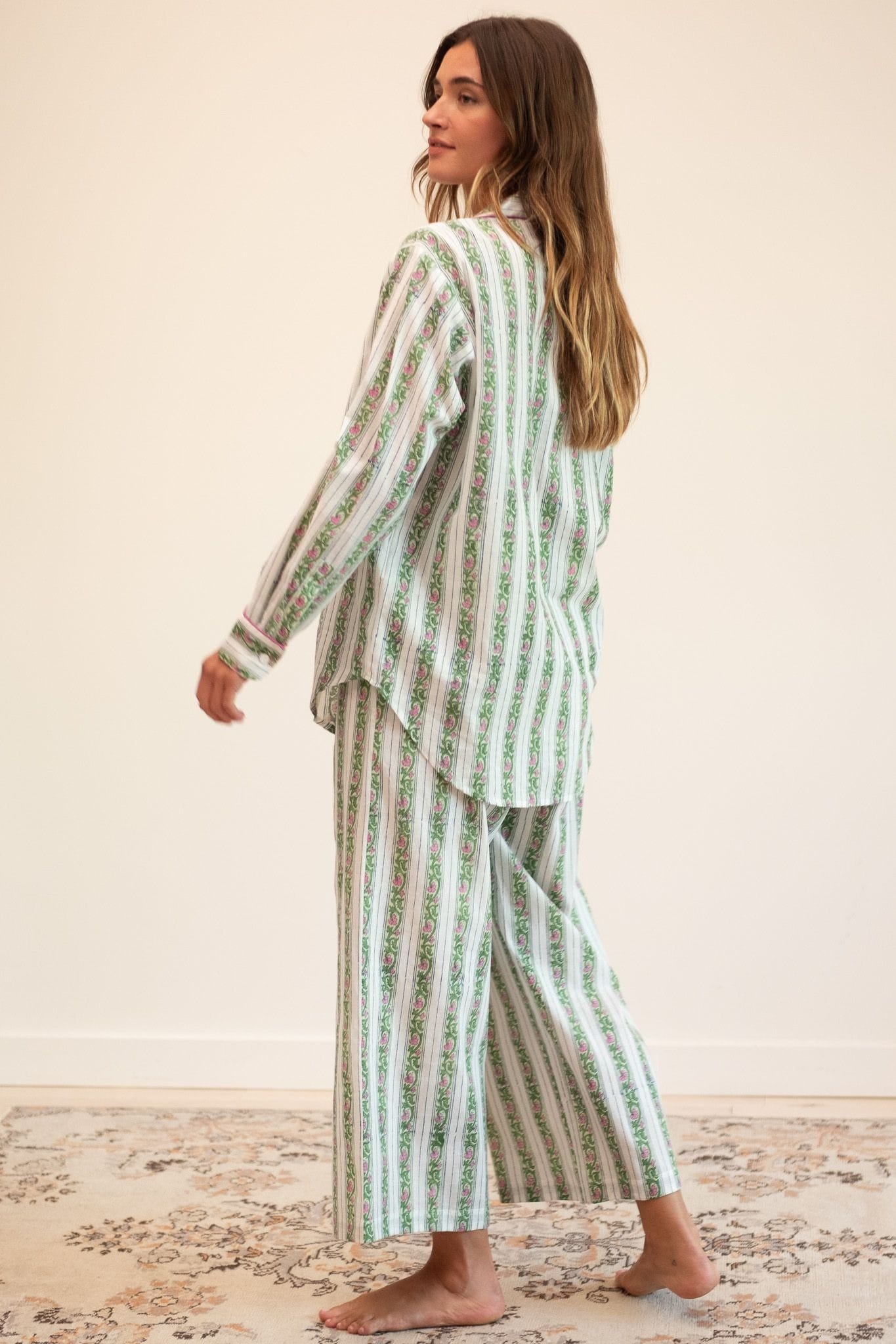MILLE Clothing Iris Top in Sweet Pea Stripe