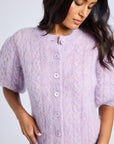 MILLE Clothing Isa Cardigan in Lilac