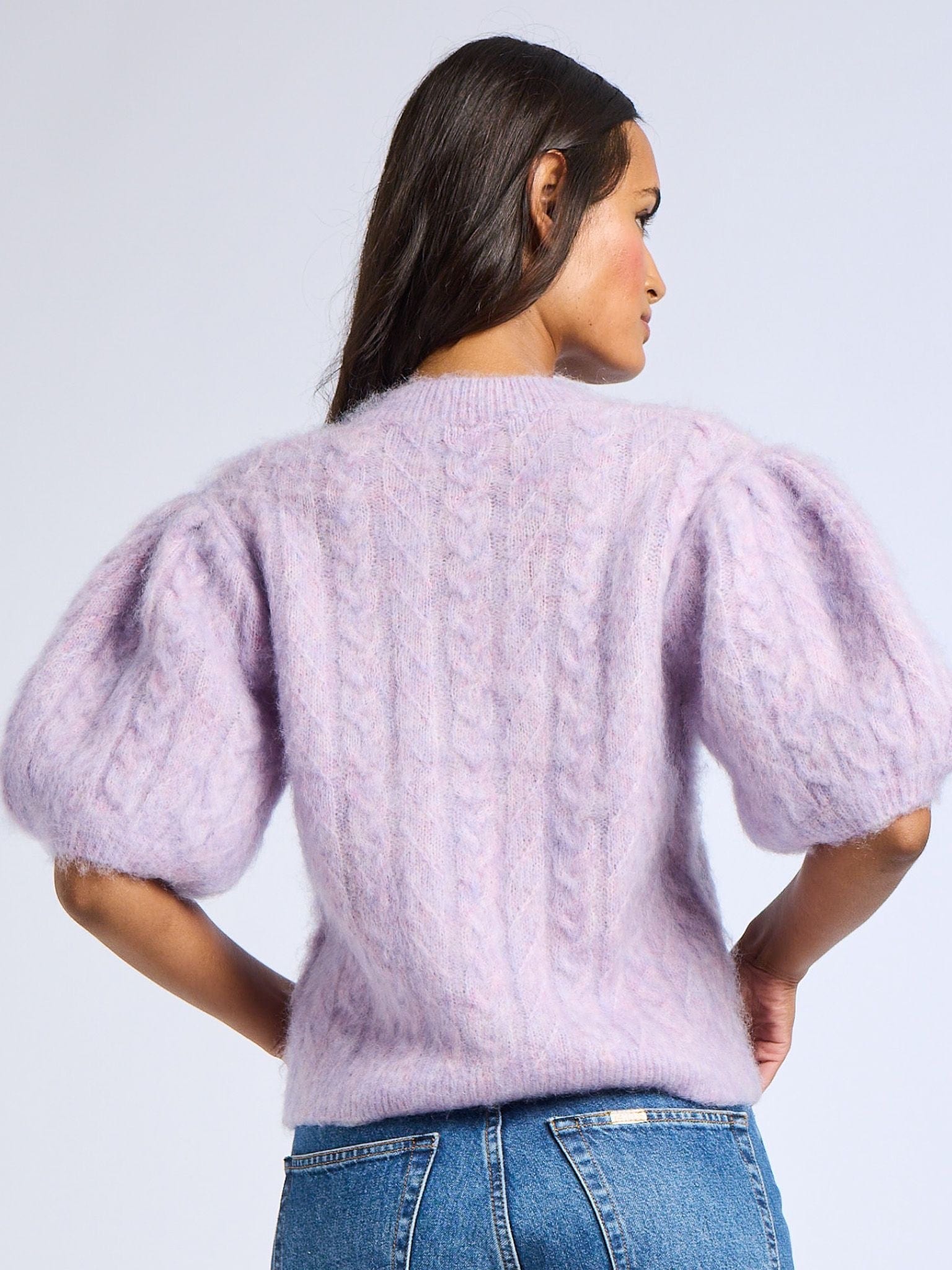 MILLE Clothing Isa Cardigan in Lilac