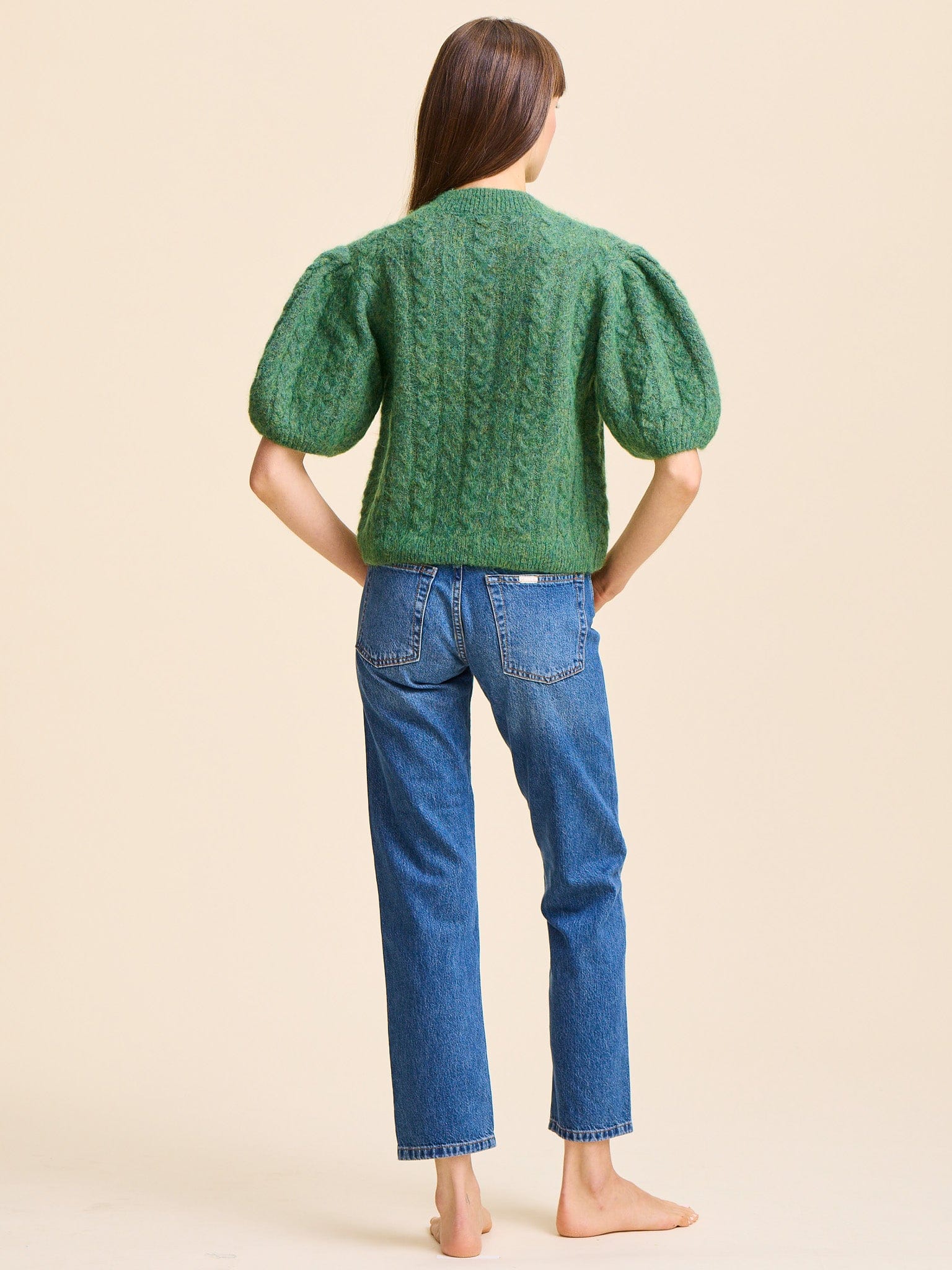 MILLE Clothing Isa Cardigan in Pine