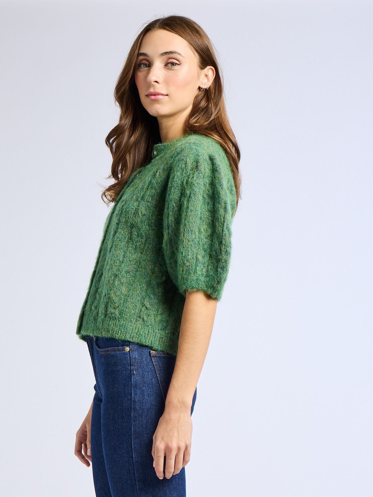 MILLE Clothing Isa Cardigan in Pine