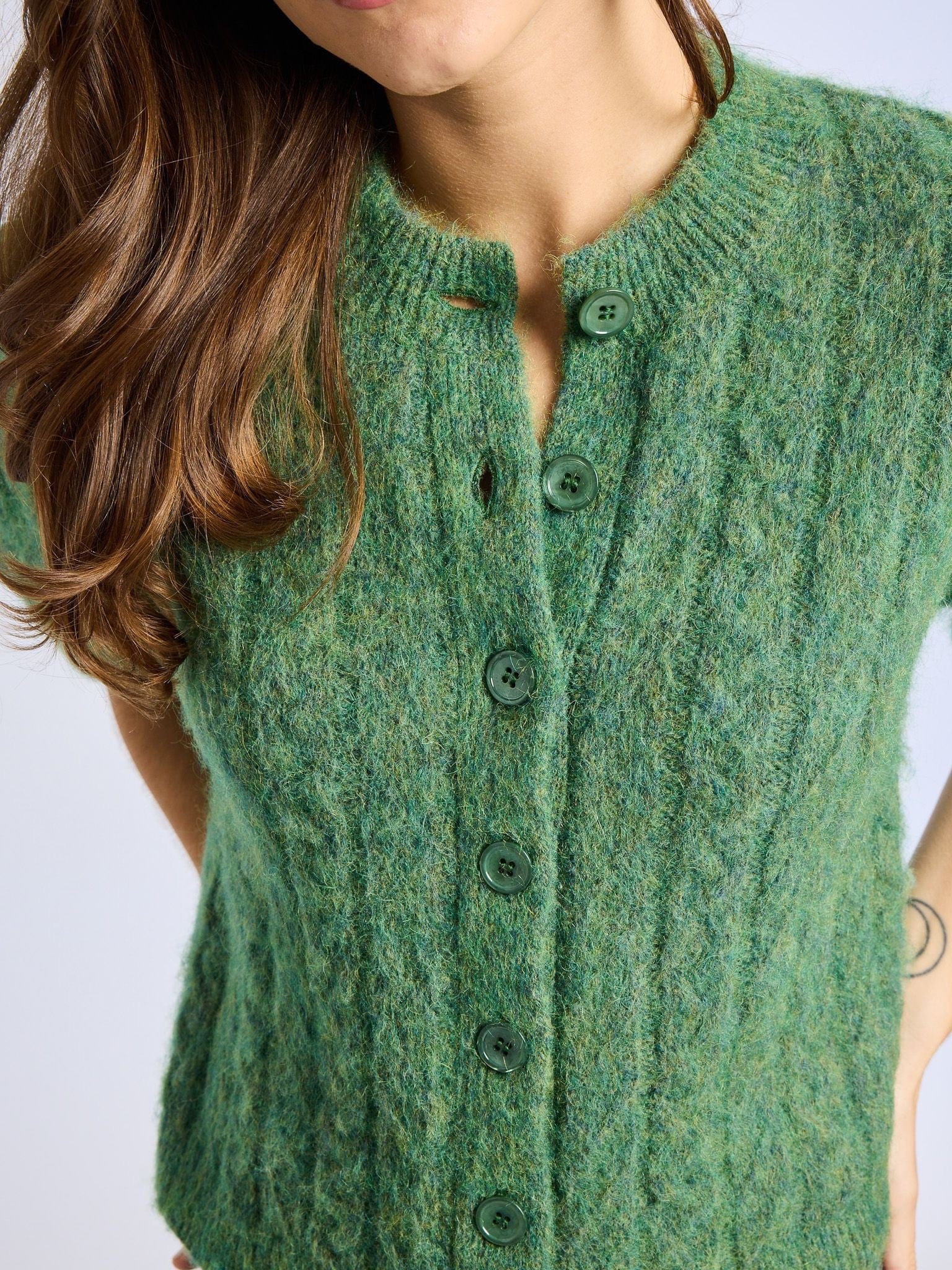 MILLE Clothing Isa Cardigan in Pine