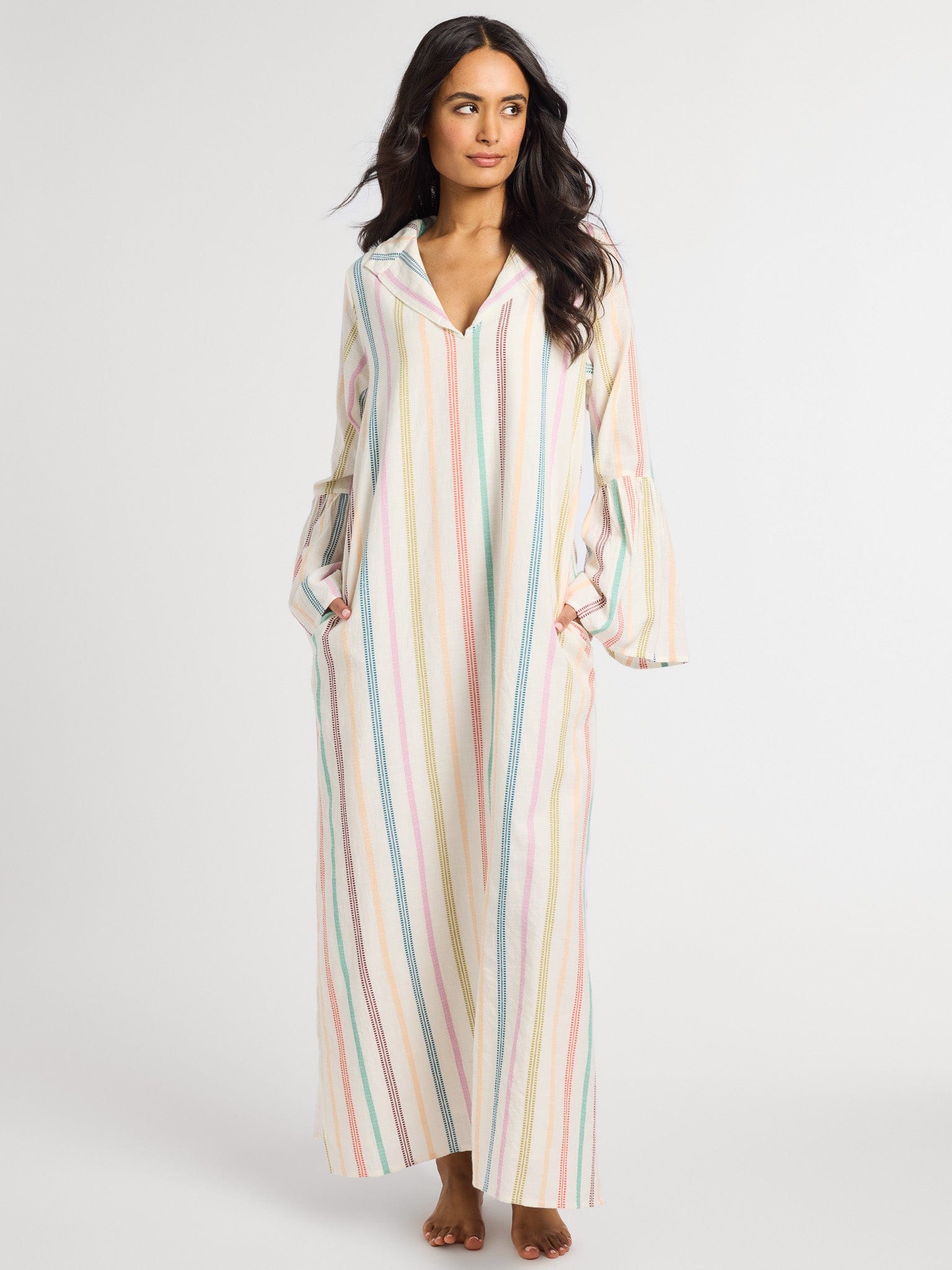 MILLE Clothing Jacqueline Dress in Mallorca Stripe