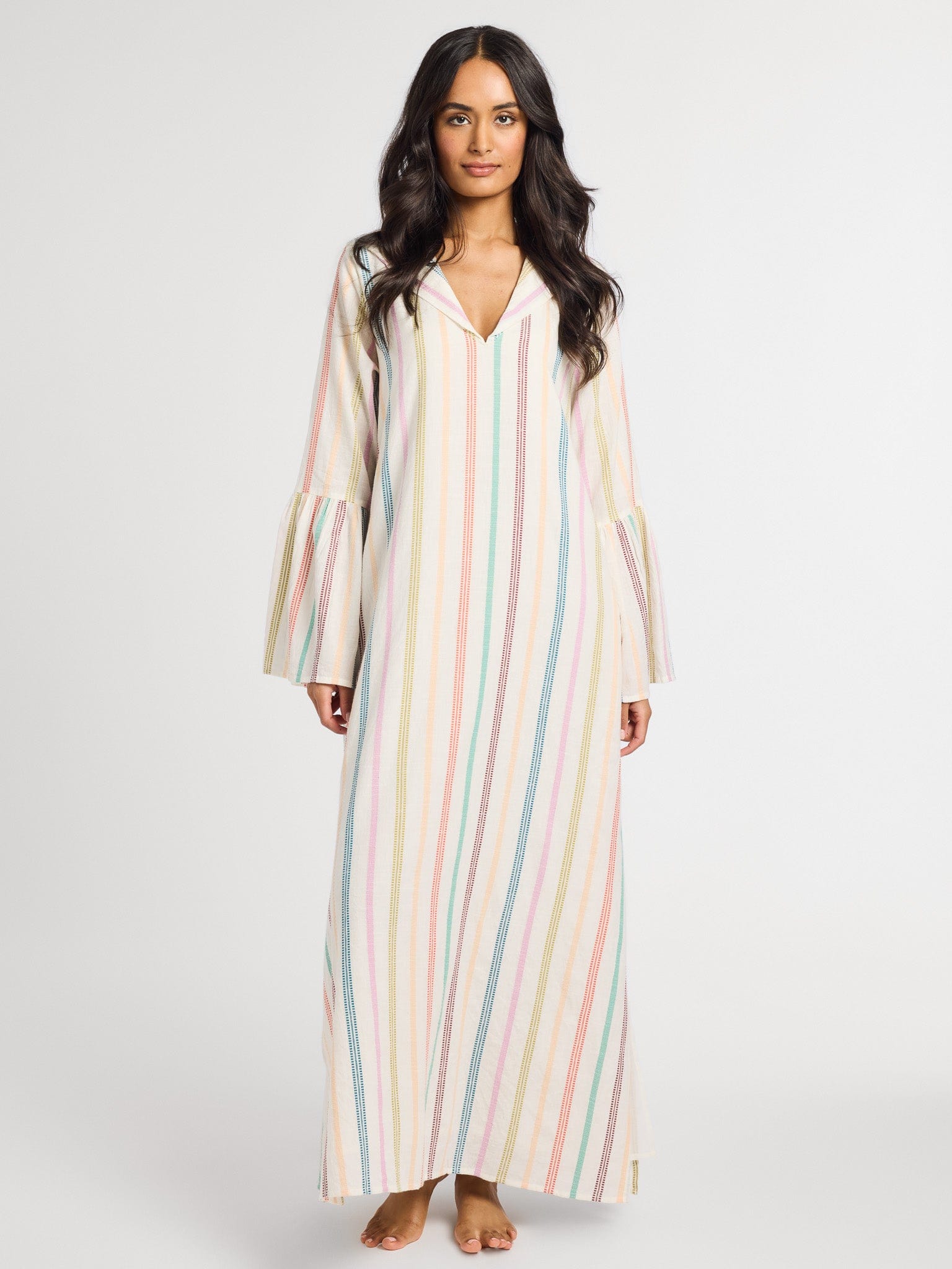 MILLE Clothing Jacqueline Dress in Mallorca Stripe