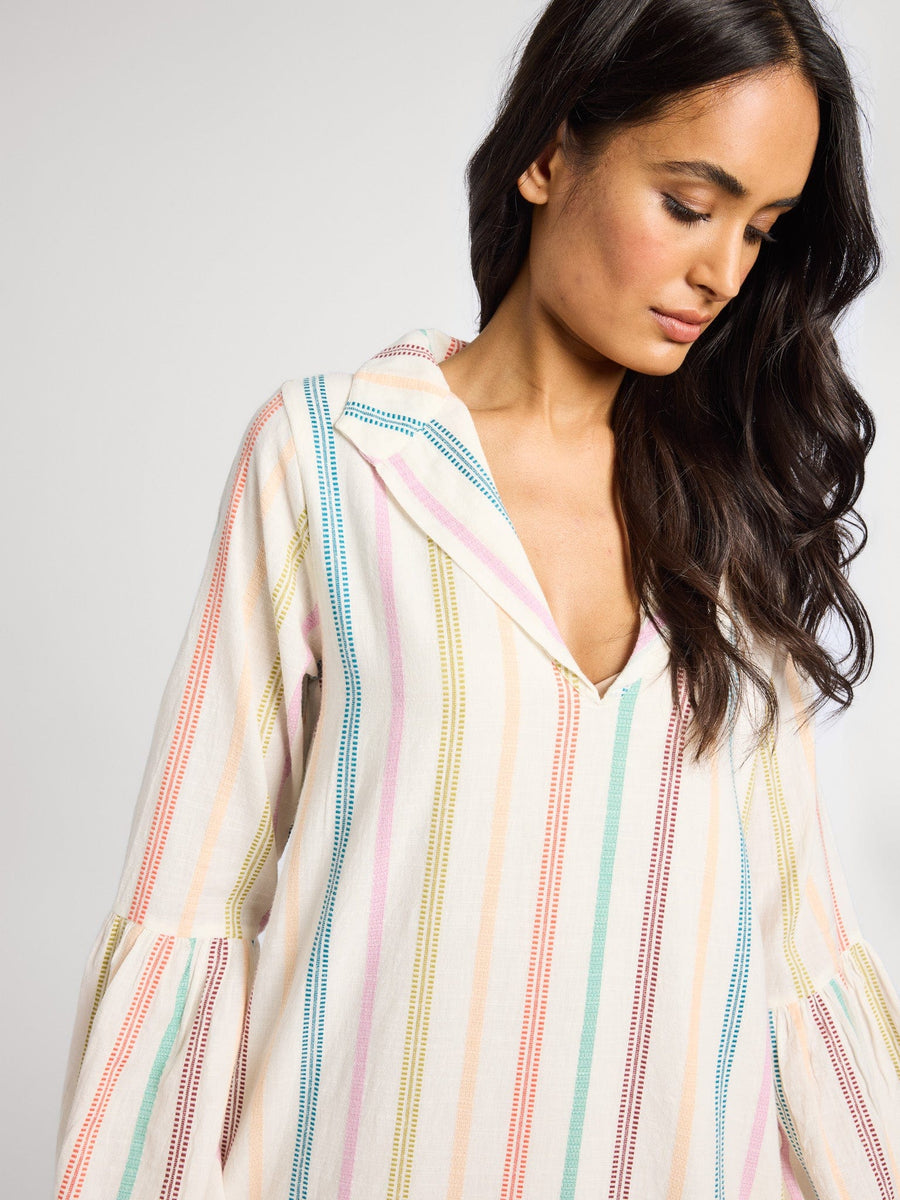 Jacqueline Dress in Mallorca Stripe — alternate view