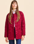 MILLE Clothing Jade Quilted Jacket in Claret