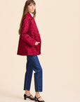 MILLE Clothing Jade Quilted Jacket in Claret
