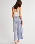 MILLE Clothing James Pant in Chambray Polka Dot