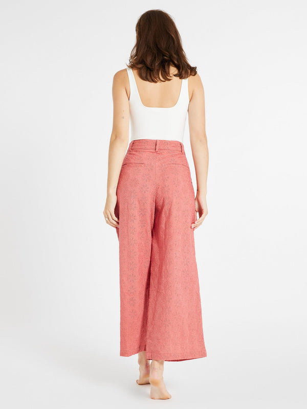 James Pant in Rosewood Eyelet — view 8