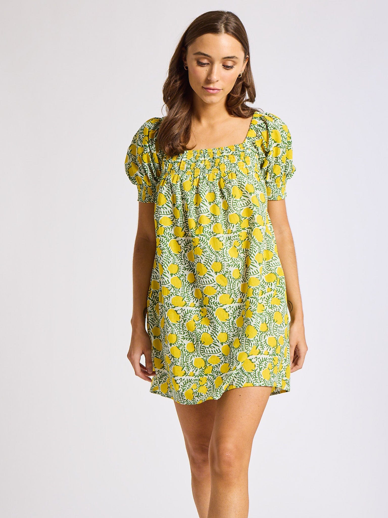 MILLE Clothing Jane Dress in Lemons
