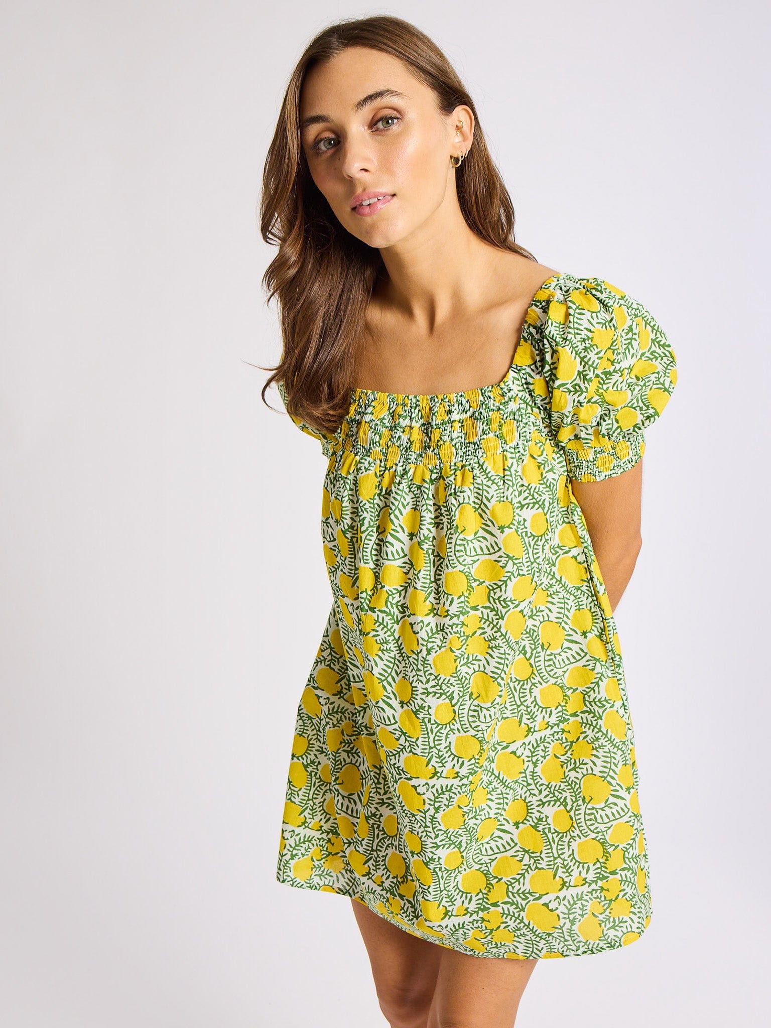 MILLE Clothing Jane Dress in Lemons