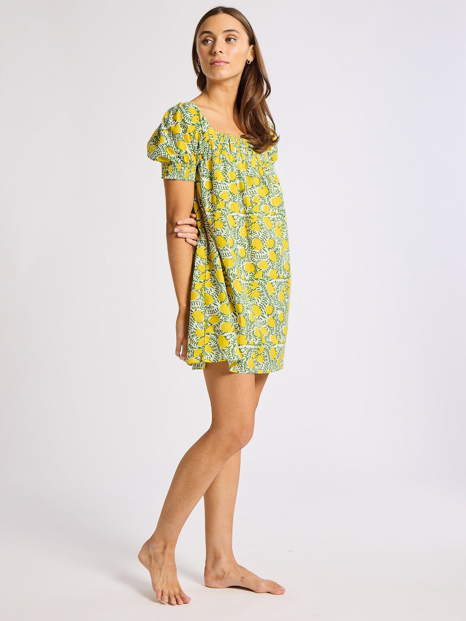 MILLE Clothing Jane Dress in Lemons