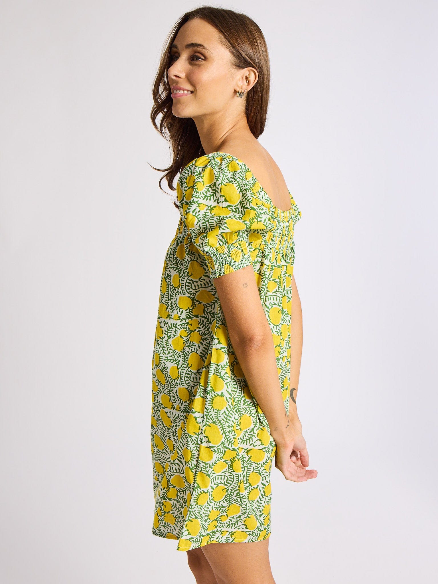 MILLE Clothing Jane Dress in Lemons
