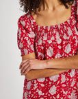 MILLE Clothing Jane Dress in Red Zinnia