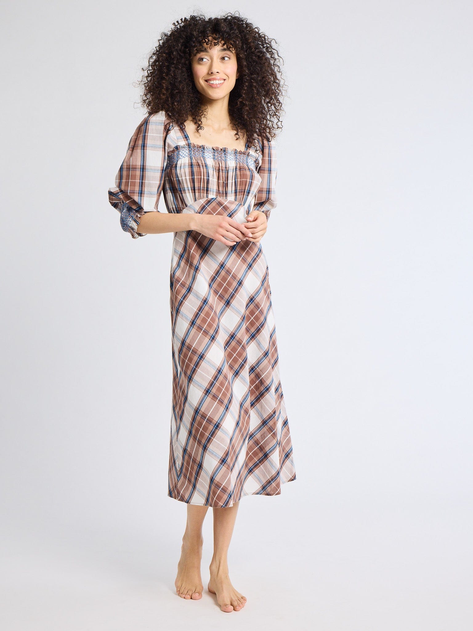 highland dress for ladies MILLE Joan Dress in Highland Plaid L