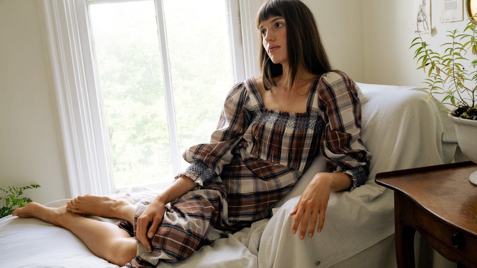 MILLE Clothing Joan Dress in Highland Plaid