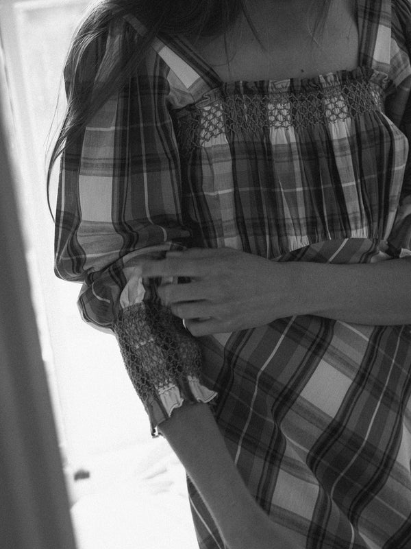 Joan Dress in Highland Plaid — view 13