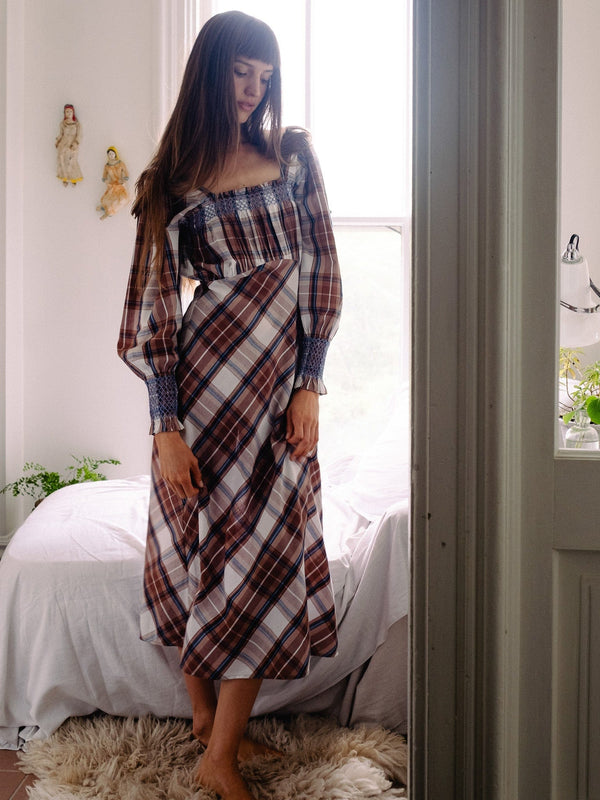 Joan Dress in Highland Plaid — view 1