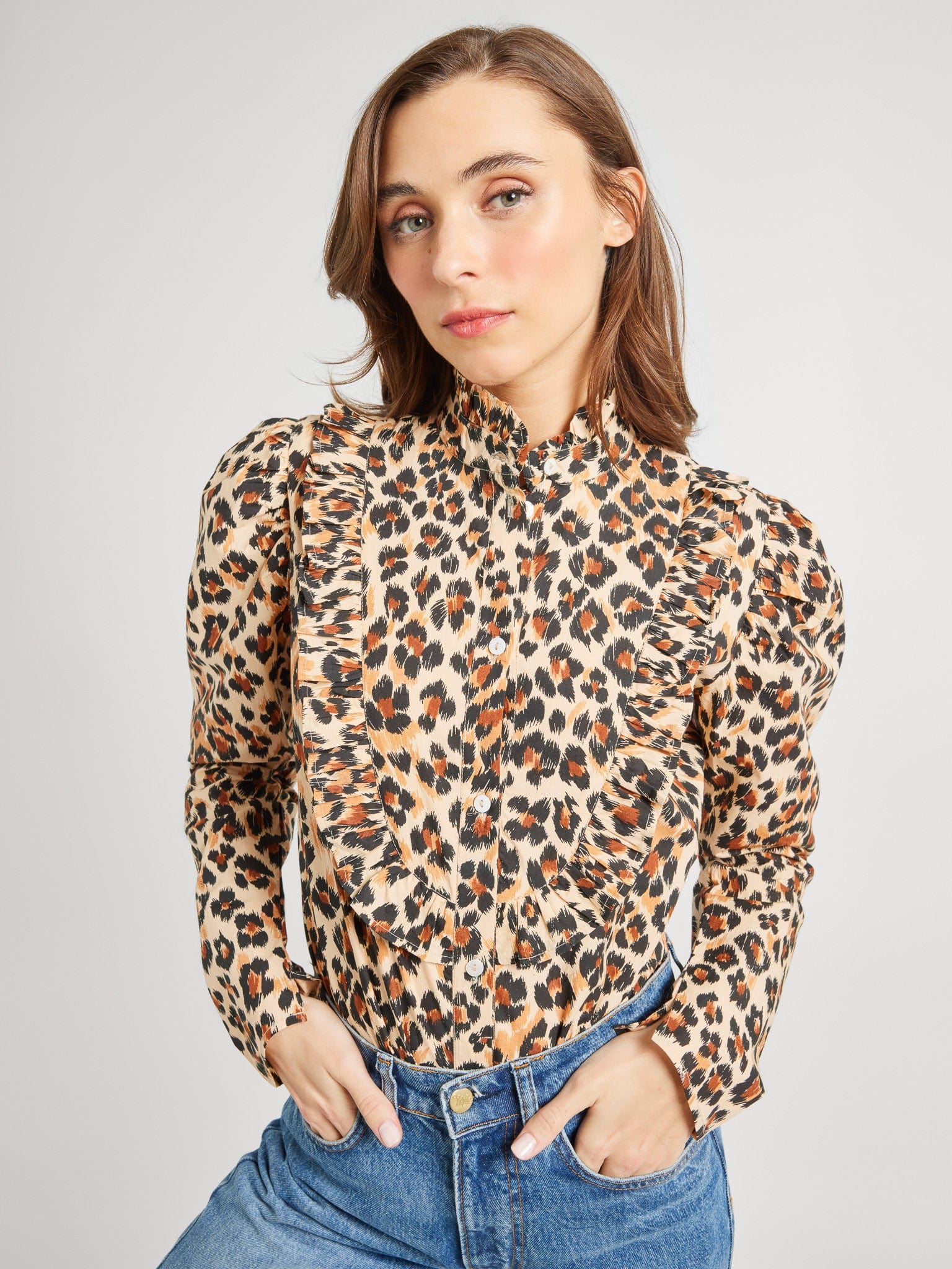 MILLE Clothing Jolie Top in Cheetah