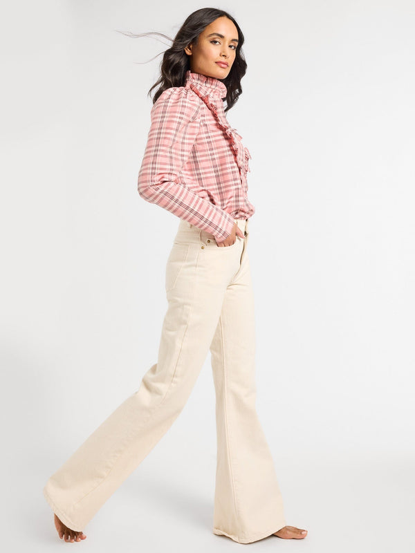 Jolie Top in Sugarplum Taffeta — view 7