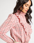 MILLE Clothing Jolie Top in Sugarplum Plaid