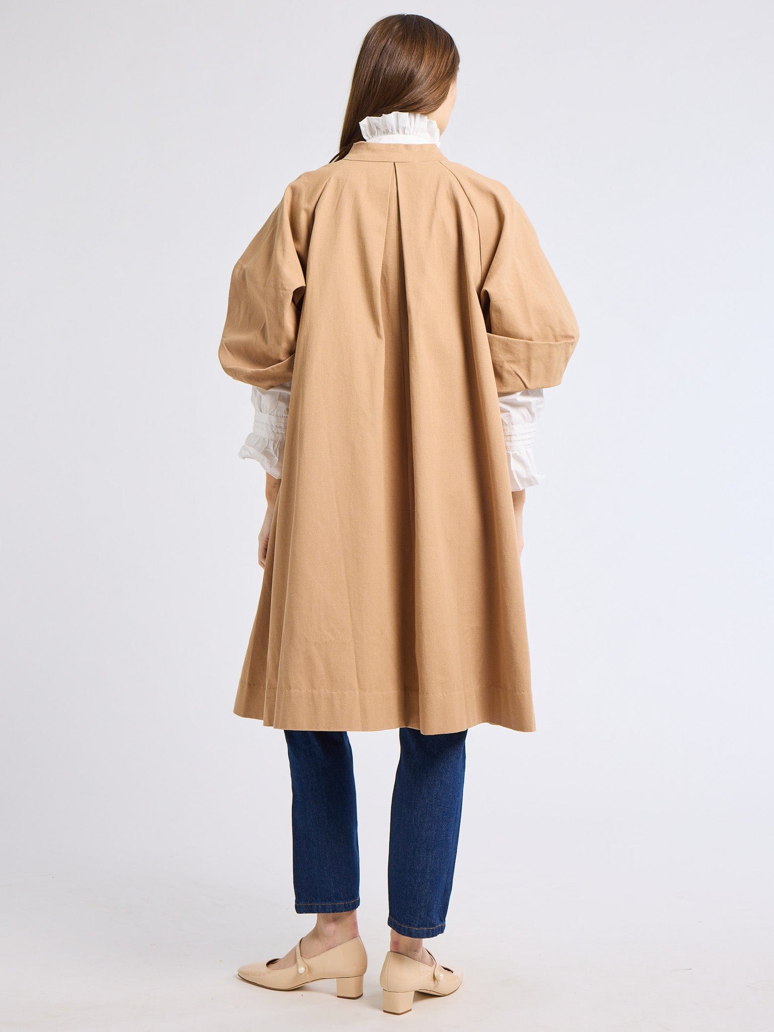 Josephine Coat in Almond – MILLE